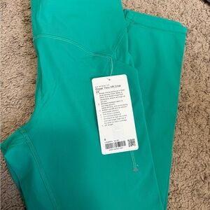 Teal High-Rise Leggings